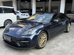 2021 Porsche Panamera 4 2.9T, синий — фото 1