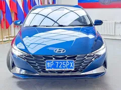 2022 Hyundai Elantra 1.5L CVT GLX Elite, синий — фото 2