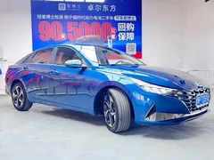 2022 Hyundai Elantra 1.5L CVT GLX Elite, синий — фото 3