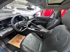 2022 Hyundai Elantra 1.5L CVT GLX Elite, синий — фото 7