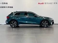 2022 Audi A3 Sportback 35 TFSI, зелёный — фото 3