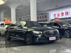 2021 Mercedes-Benz S-Class S 400 L, чёрный — фото 3