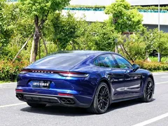 2023 Porsche Panamera 2.9T, синий — фото 3