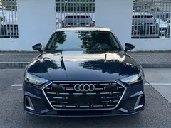 2022 Audi A7L A7 L 45 TFSI quattro S-line, чёрный — фото 2