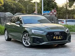 2021 Audi A5 Sportback 40 TFSI, зелёный — фото 3