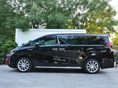 2021 Toyota Alphard Hybrid 2.5L Premium, чёрный — фото 3