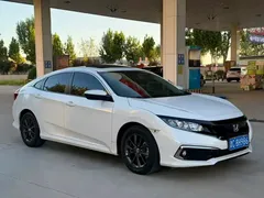 2019 Honda Civic 220TURBO CVT V, белый — фото 1