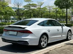 2021 Audi A7 40 TFSI, белый — фото 3