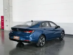 2021 Hyundai Elantra 1.5L CVT GLX Elite, синий — фото 2