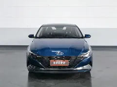 2021 Hyundai Elantra 1.5L CVT GLX Elite, синий — фото 3