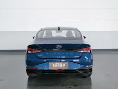 2021 Hyundai Elantra 1.5L CVT GLX Elite, синий — фото 4