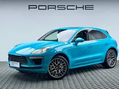 2020 Porsche Macan Turbo 2.9T, синий — фото 1