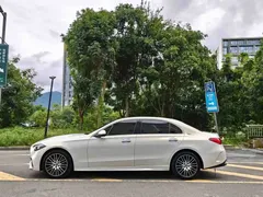 2022 Mercedes-Benz C-Class C 260 L Sport, белый — фото 3