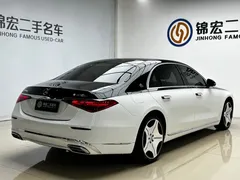 2022 Mercedes-Benz S-Class S 400 L, чёрный — фото 26