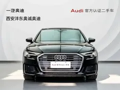 2022 Audi A6L 55 TFSI quattro, чёрный — фото 2