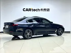 2023 BMW 5 Series 5 530Li M, чёрный — фото 4