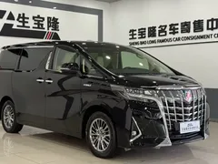 2021 Toyota Alphard Hybrid 2.5L Premium, чёрный — фото 3