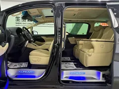 2021 Toyota Alphard Hybrid 2.5L Premium, чёрный — фото 9