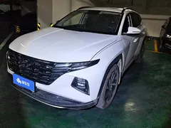 2023 Hyundai Tucson L 1.5T AT 2WD LUX Premium, белый — фото 1