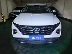 2023 Hyundai Tucson L 1.5T AT 2WD LUX Premium, белый — фото 2