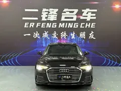 2021 Audi A6L 45 TFSI, чёрный — фото 2