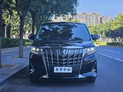 2020 Toyota Alphard Hybrid 2.5L Premium, чёрный — фото 4