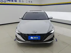 2021 Hyundai Elantra 1.5L CVT LUX Premium, белый — фото 2