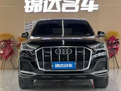 2021 Audi Q7 55 TFSI quattro S line, чёрный — фото 2