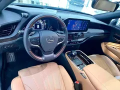 2021 Lexus LS 500h, чёрный — фото 5