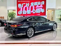 2021 Lexus LS 500h, чёрный — фото 11