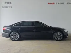 2021 Audi A6L 45 TFSI quattro, чёрный — фото 2
