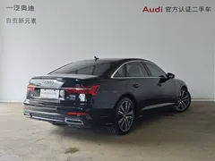 2021 Audi A6L 45 TFSI quattro, чёрный — фото 3