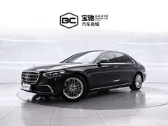 2021 Mercedes-Benz S-Class S 400 L, чёрный — фото 1