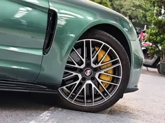 2021 Porsche Panamera Turbo S 4.0T Executive, синий — фото 4