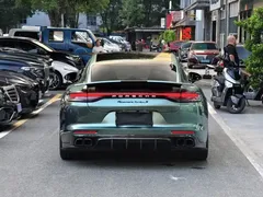 2021 Porsche Panamera Turbo S 4.0T Executive, синий — фото 5