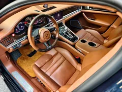 2021 Porsche Panamera Turbo S 4.0T Executive, синий — фото 7