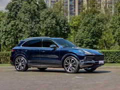 2023 Porsche Cayenne 3.0T, синий — фото 3
