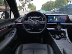 2020 Hyundai Sonata 380TGDi AT GS Smart Enjoy, чёрный — фото 14