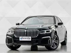 2019 BMW 7 Series 7 730Li M, чёрный — фото 2