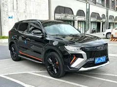 2022 Geely Atlas X 1.8TD DCT, чёрный — фото 3
