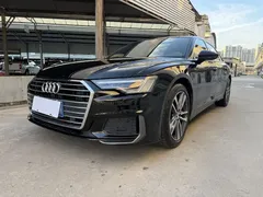 2021 Audi A6L 40 TFSI, чёрный — фото 1