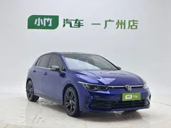 2021 Volkswagen Golf 280TSI DSG R-Line, синий — фото 2