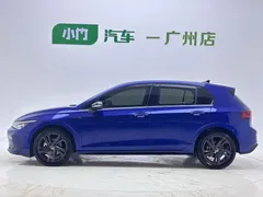 2021 Volkswagen Golf 280TSI DSG R-Line, синий — фото 3