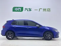2021 Volkswagen Golf 280TSI DSG R-Line, синий — фото 6