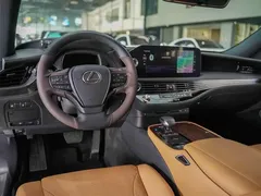 2021 Lexus LS 500h, чёрный — фото 12