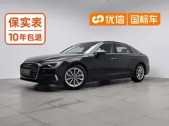 2021 Audi A6L 40 TFSI, чёрный — фото 1