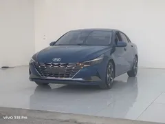 2021 Hyundai Elantra 1.5L CVT GLX Elite, синий — фото 3