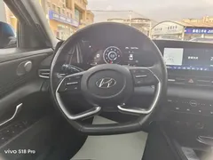 2021 Hyundai Elantra 1.5L CVT GLX Elite, синий — фото 6