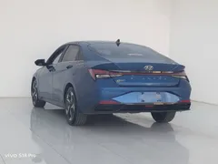 2021 Hyundai Elantra 1.5L CVT GLX Elite, синий — фото 12