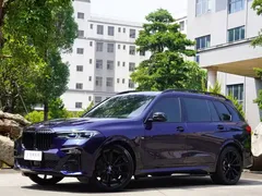 2021 BMW X7 xDrive40i M, синий — фото 2